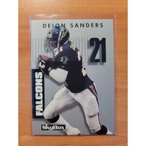 Deion Sanders 1992 Skybox Primetime #1 - Atlanta Falcons - NFL - Freshly Opened